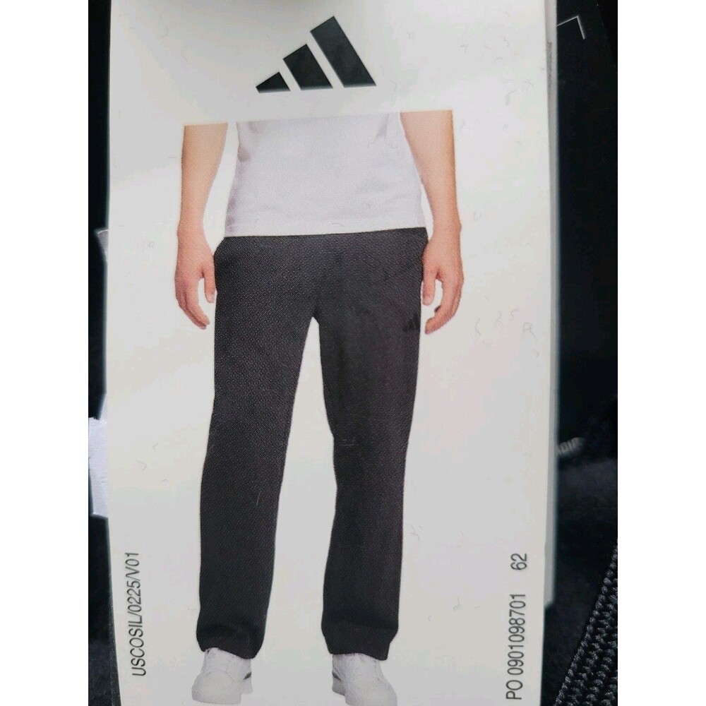 Adidas Men's Essentials Feel-cozy Fleece Pants, Black - Size XXL, NWT!!